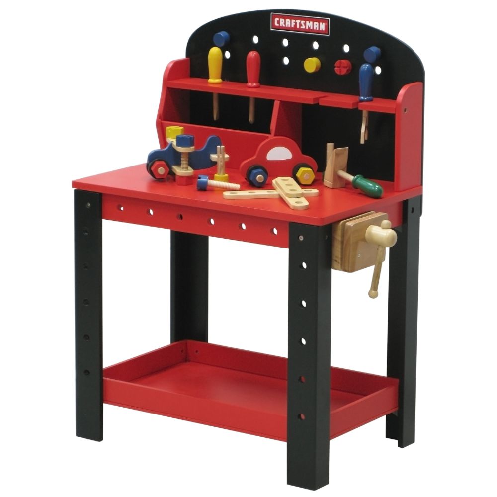 My First Craftsman Wooden Workbench