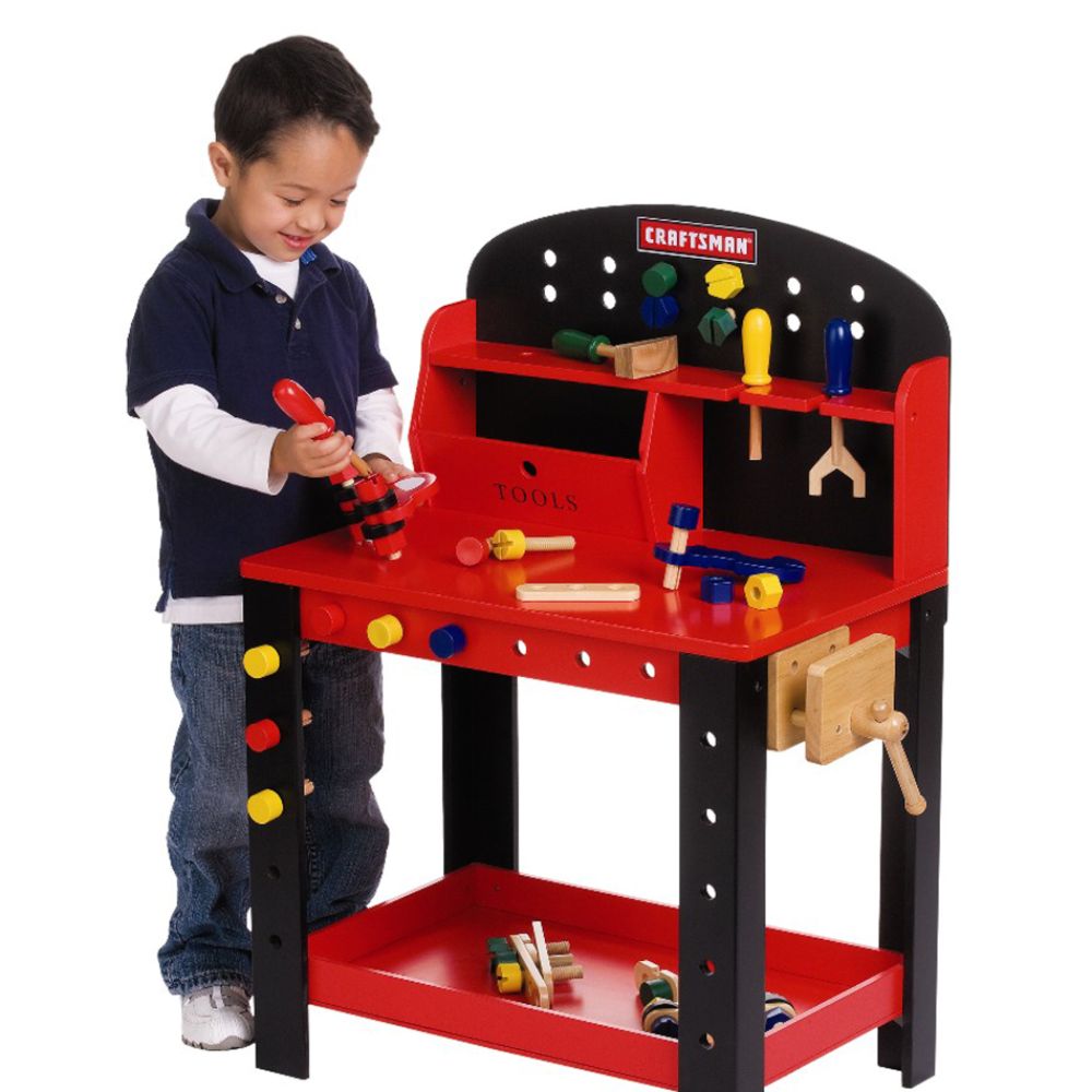 craftsman kid's toy workbench and tool set