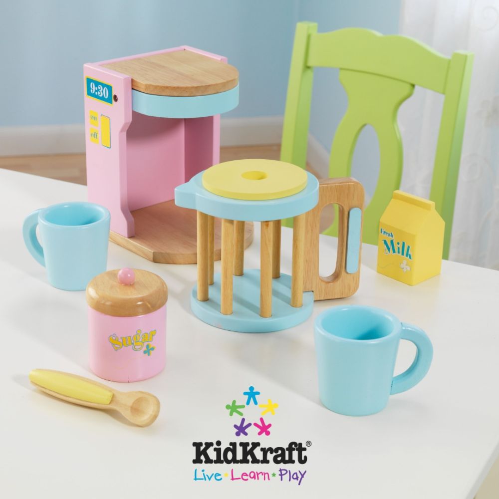 Kidkraft Pastel Coffee Set
