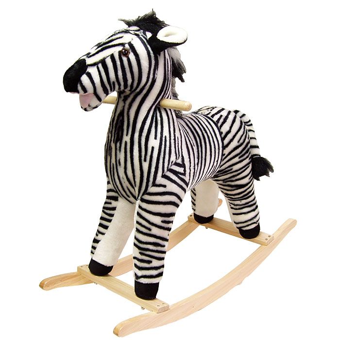 HAPPY TRAILS Zebra Plush Rocking Animal at Kmart.com