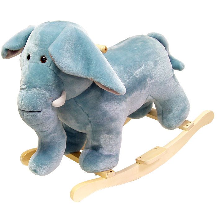 HAPPY TRAILS Elephant Plush Rocking Animal at Kmart.com