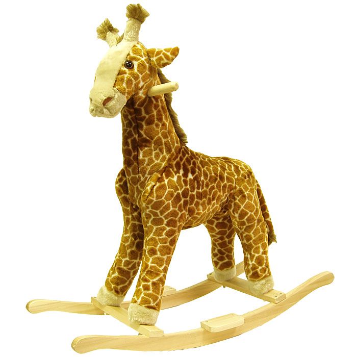HAPPY TRAILS Giraffe Plush Rocking Animal at Kmart.com