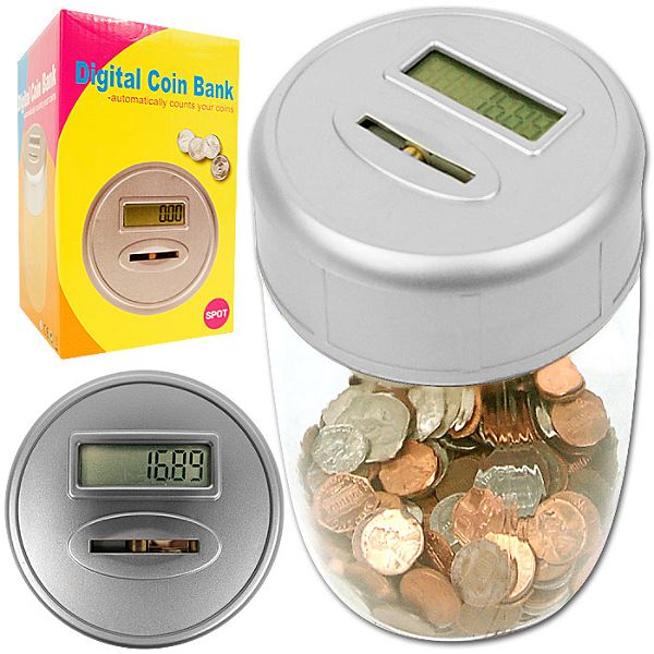 Trademark Ultimate Automatic Digital Coin Counting Bank 