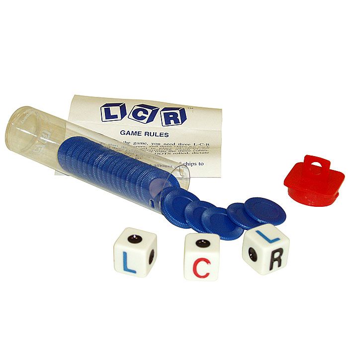 Trademark Left Center Right Dice Game - Blue at Sears.com