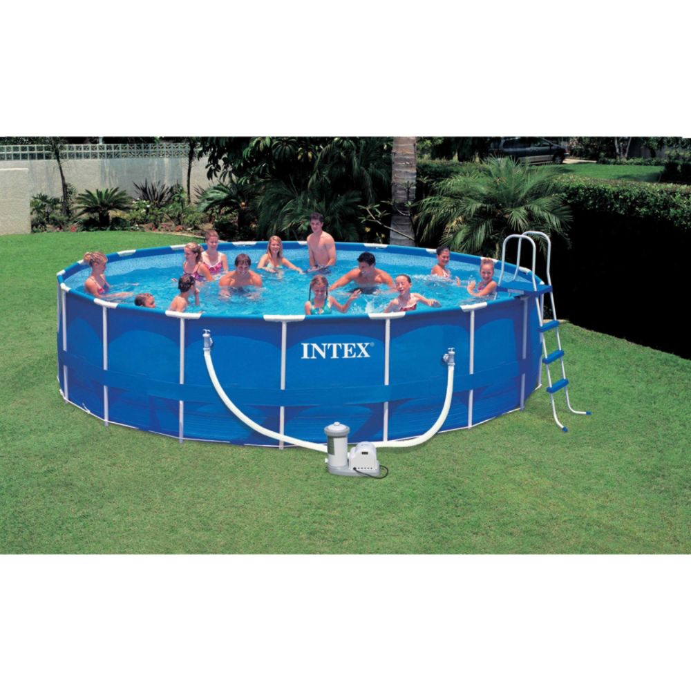 Intex 18Ft X 48In Metal Frame Pool - only available in select states at Sears.com