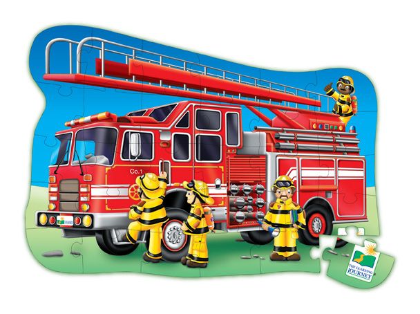 Learning Journey Puzzle Doubles Giant Fire Truck at Kmart.com