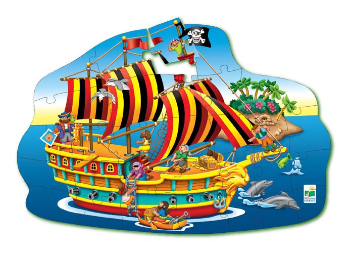 Learning Journey Puzzle Doubles Giant Pirate Ship at Kmart.com