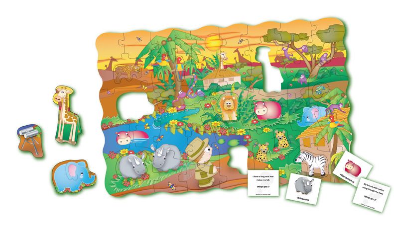 Learning Journey Puzzle Doubles Search and Learn Jungle at Kmart.com