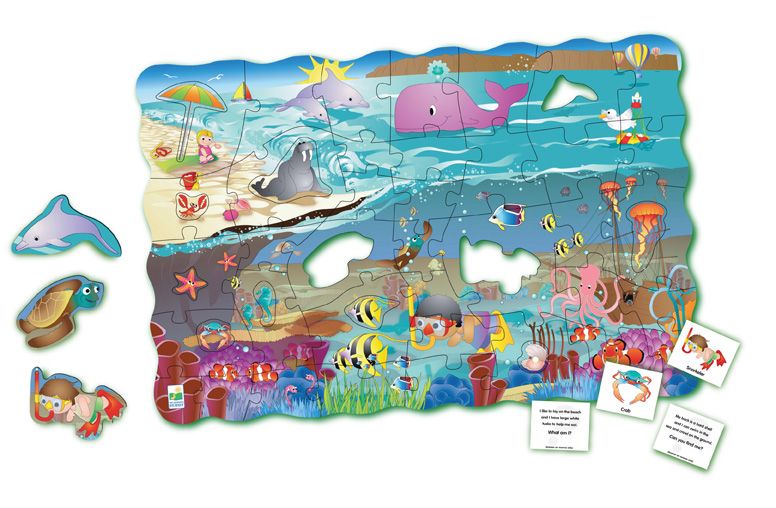 Learning Journey Puzzle Doubles Search and Learn Sea at Kmart.com