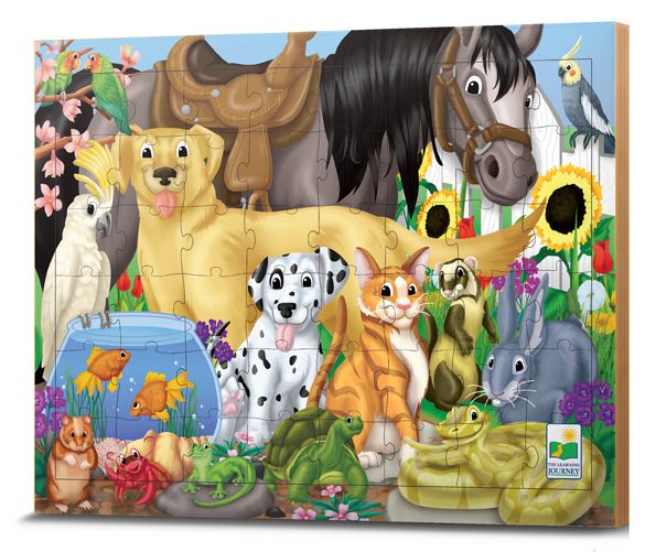 Learning Journey 48 piece Lift & Discover Jigsaw Puzzle-Animal Friends at Kmart.com