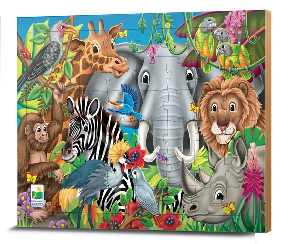 Learning Journey 48 piece Lift & Discover Jigsaw Puzzle-Animals of the World at Kmart.com