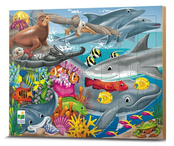 Learning Journey 48 piece Lift & Discover Jigsaw Puzzle-Creatures of the Sea at Kmart.com