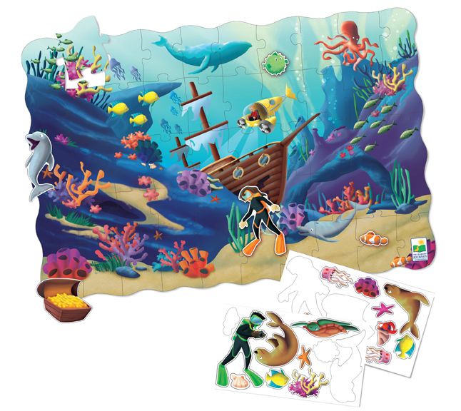 Learning Journey Puzzle Doubles Create A Scene Ocean at Kmart.com