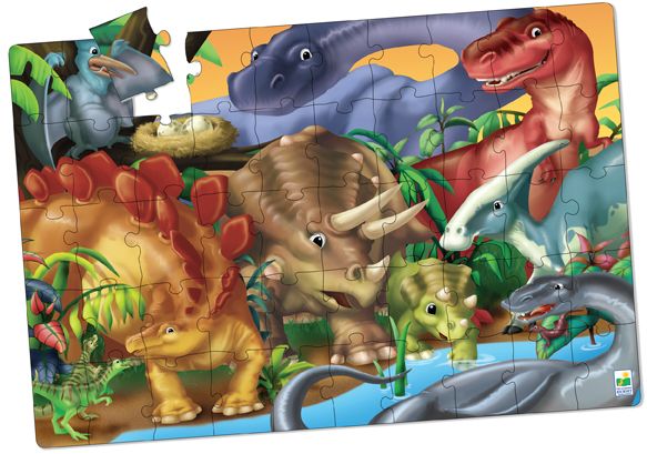 Learning Journey Puzzle Doubles Fun Facts! Creatures of the Past at Sears.com