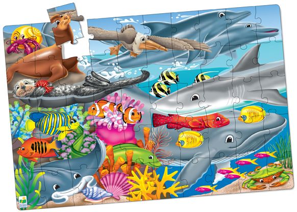 Learning Journey Puzzle Doubles Fun Facts! Creatures of the Sea at Sears.com