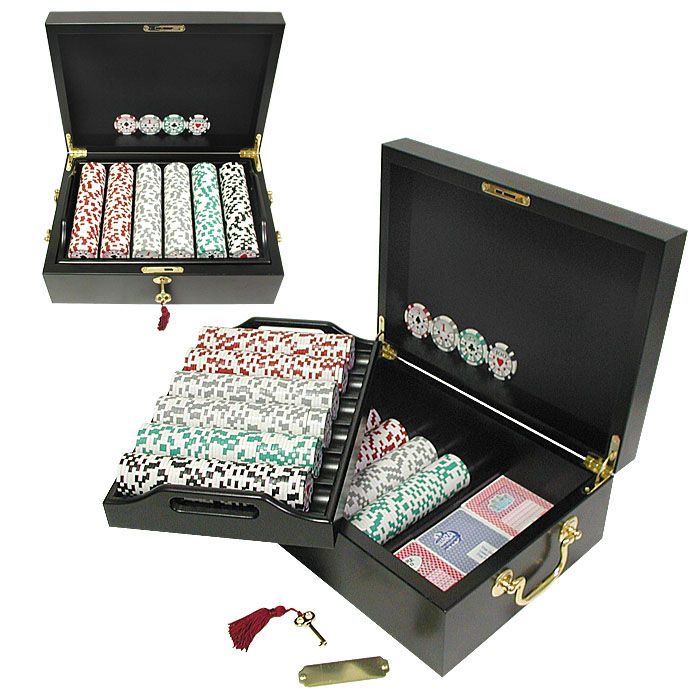 Trademark Poker 500 Chip HIGH ROLLER Set