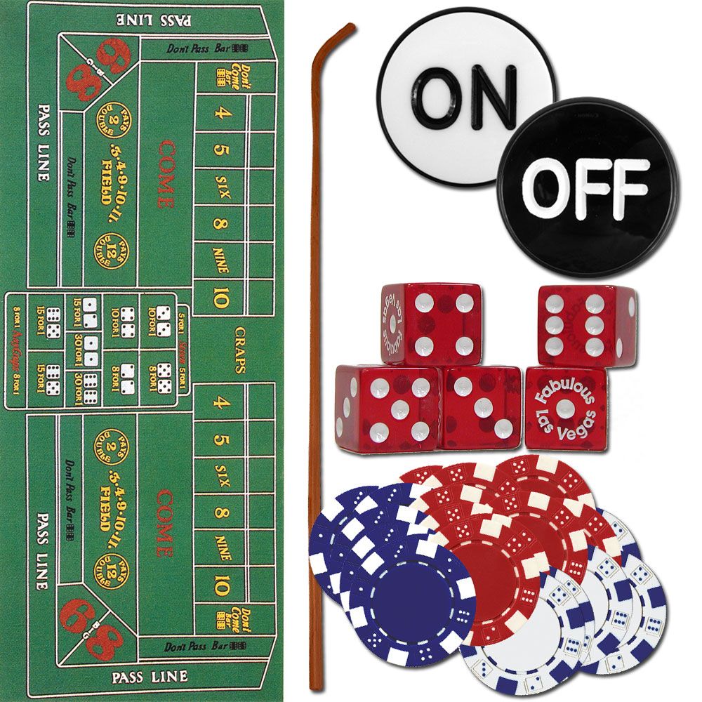 Trademark Poker Craps Set - All the pieces to