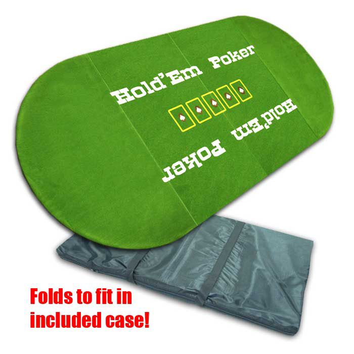 Trademark Poker Three fold Texas Hold em Poker Tabletop Children's Toys