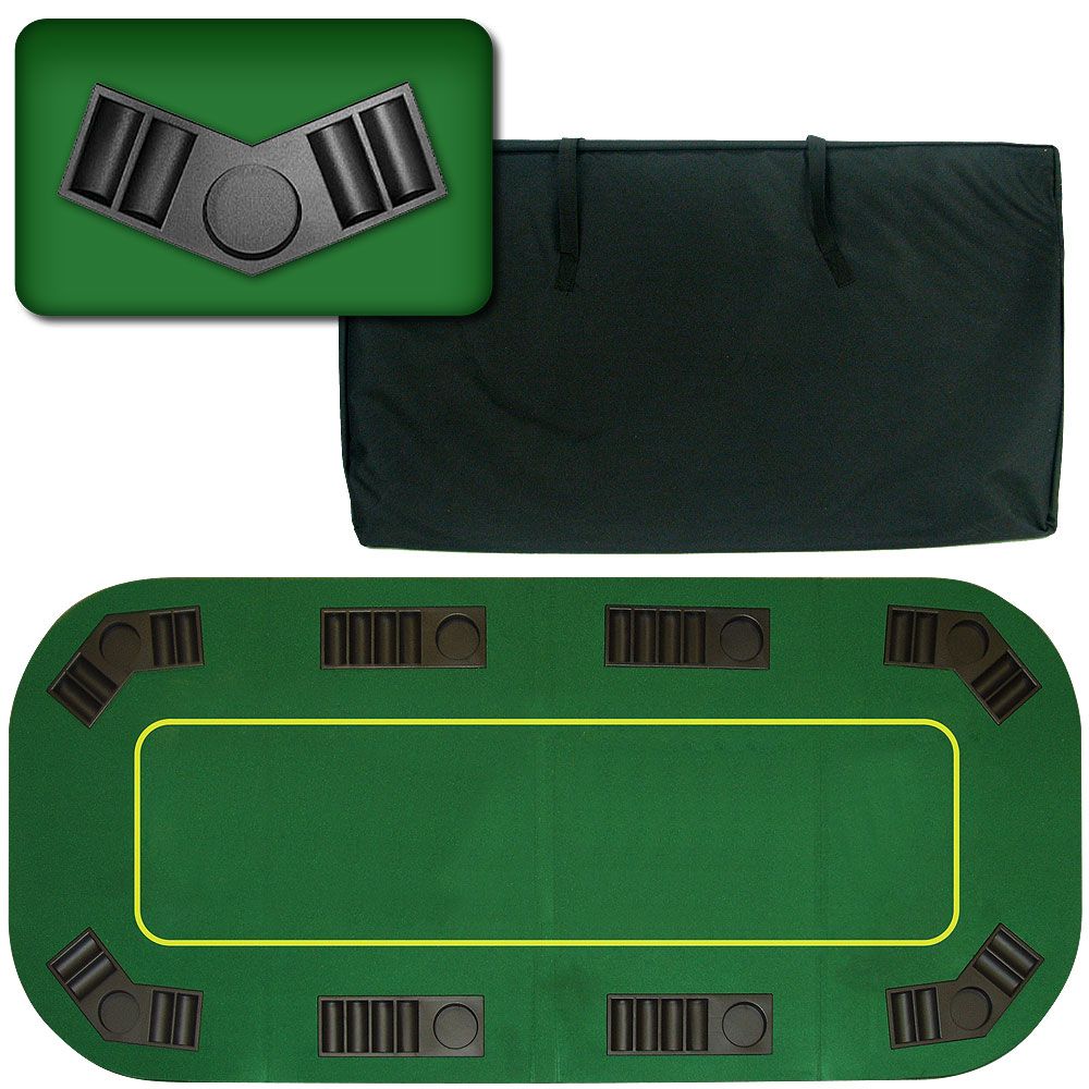 Trademark Poker Deluxe Texas Holdem Folding Poker Tabletop - 80 inches Children's Toys