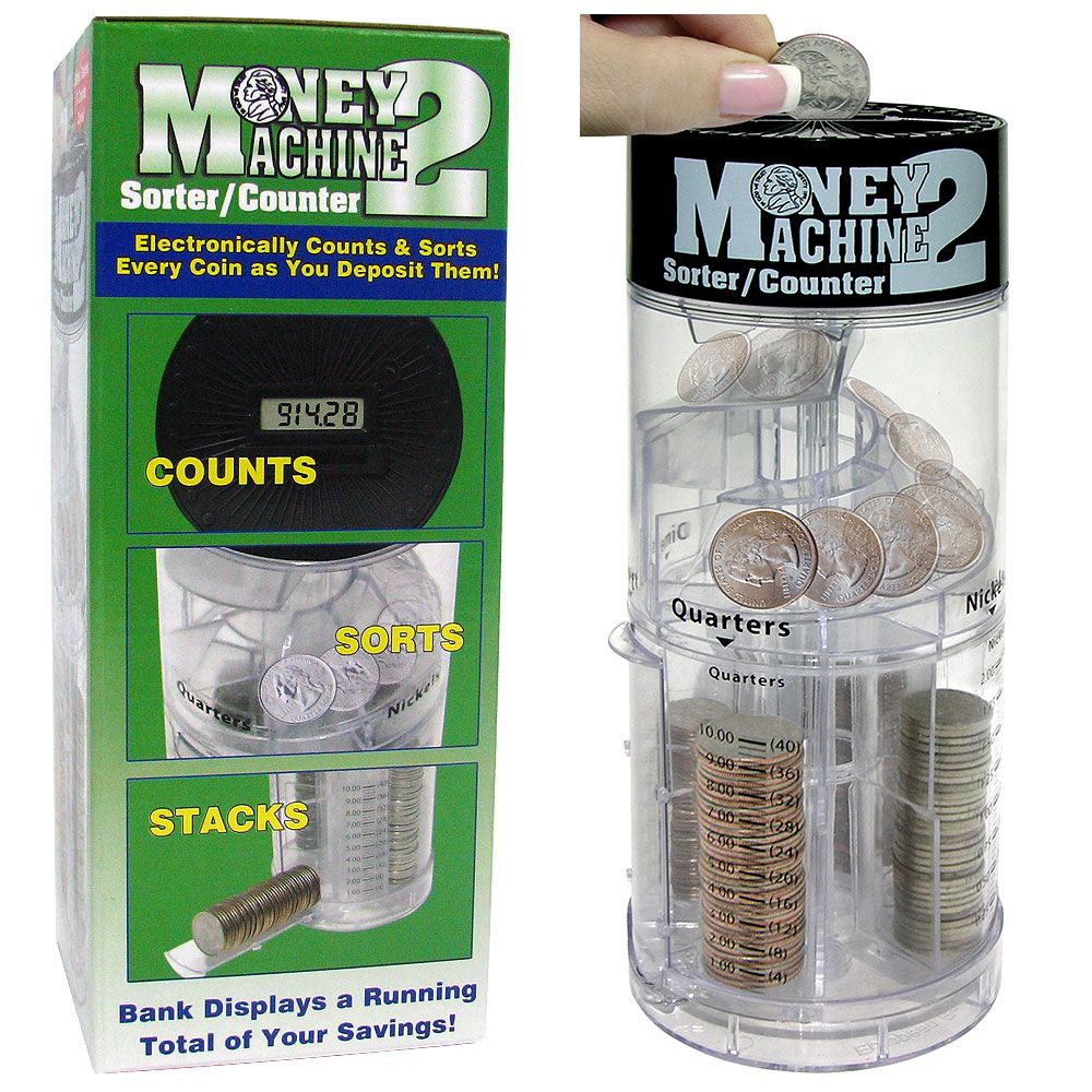 Trademark Games 2 in 1 Money Machine - Sorter and Counter Children's Toys