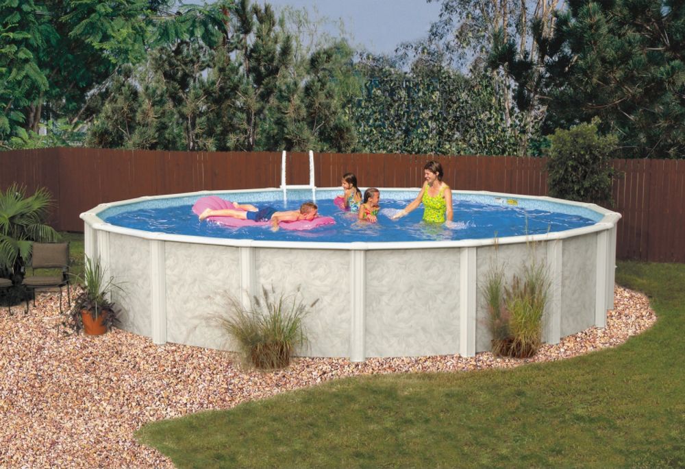 GSM 18' Round Crystal River Above Ground Pool, 52" Height at Sears.com