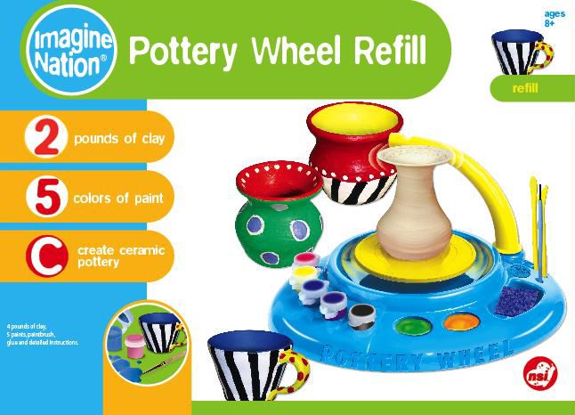 NSI Pottery Wheel Refill Kit Children's Toys