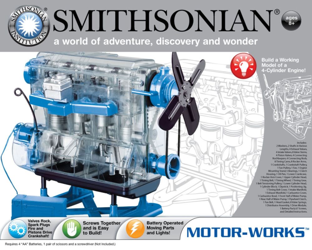 NSI Smithsonian Motor Works Kit Children's Toys