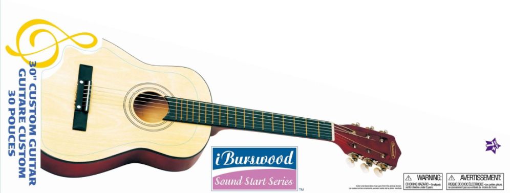 Burwood 30" Acoustic Student Guitar-Natural at Kmart.com