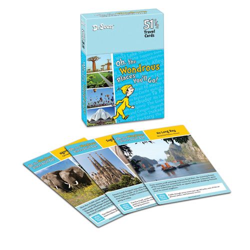 I Can Do That Games Oh the Wondrous Places You'll Go! Travel Card Game Children's Toys