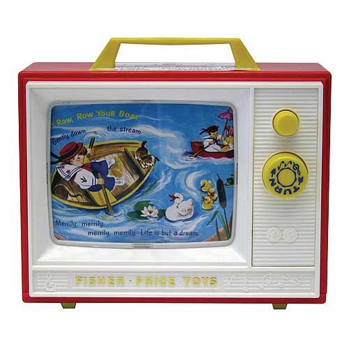 Basic Fun Fisher Price Classics Two Tune TV Children's Toys