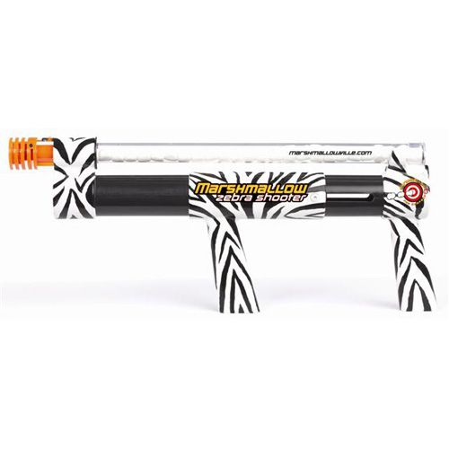 Marshmallow Fun Company Marshmallow Zebra Shooter Children's Toys