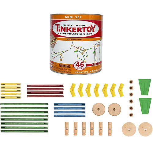 Hasbro Tinkertoys Classic Mini Starter Set Children's Toys