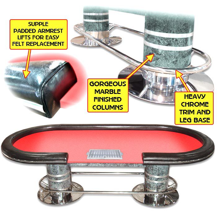 Trademark Poker Deluxe 96 inch Holdem table