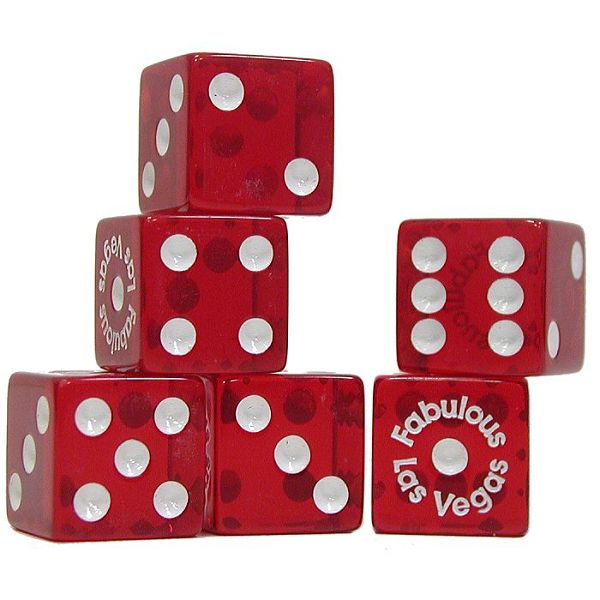 Fabulous Las Vegas Dice..quantity 25 Pack @ Sears