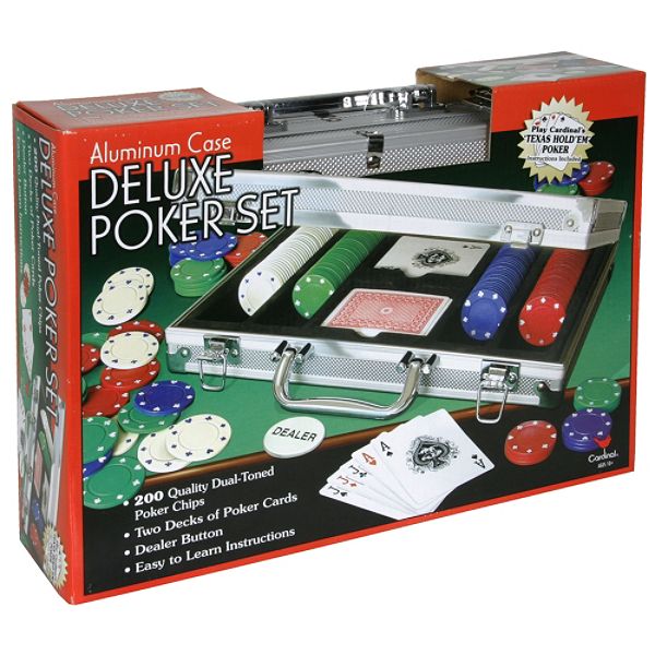 Cardinal Deluxe Poker Set Aluminum Case 1 Set