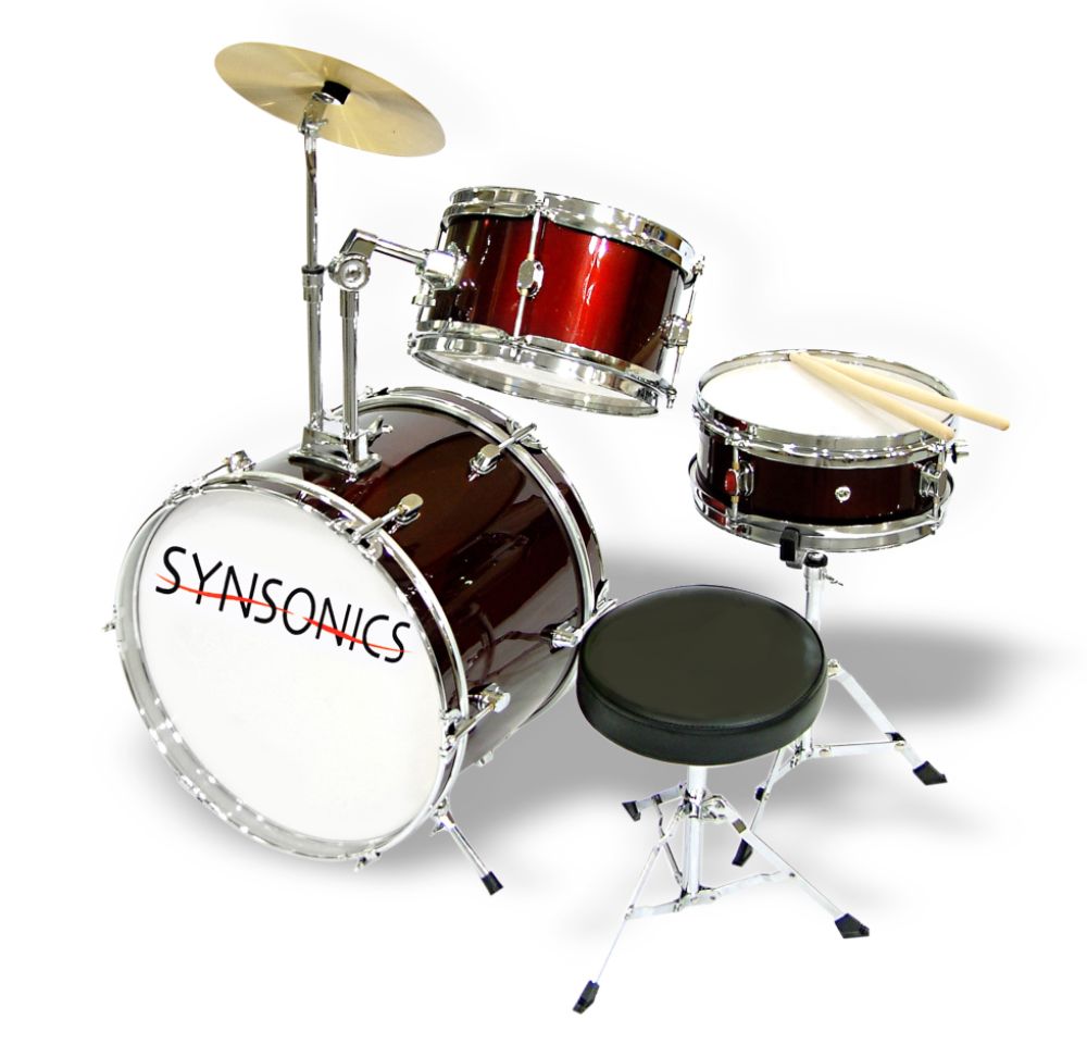  3 piece junior drum set 