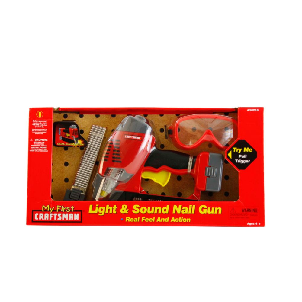My First Craftsman Bendable  Nail Gun