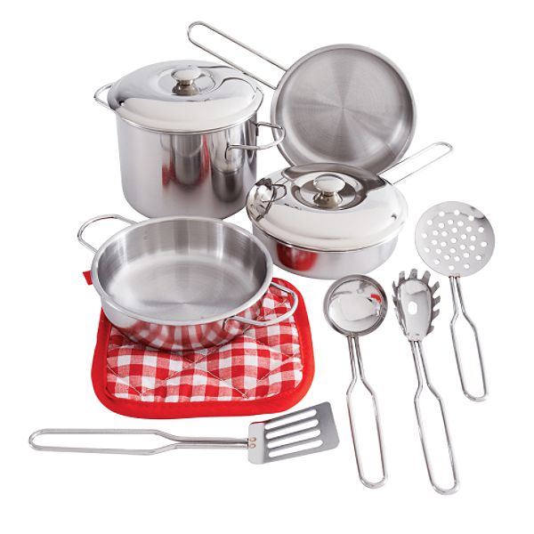 My First Kenmore Top Kitchen Cookware - Stainless Steel