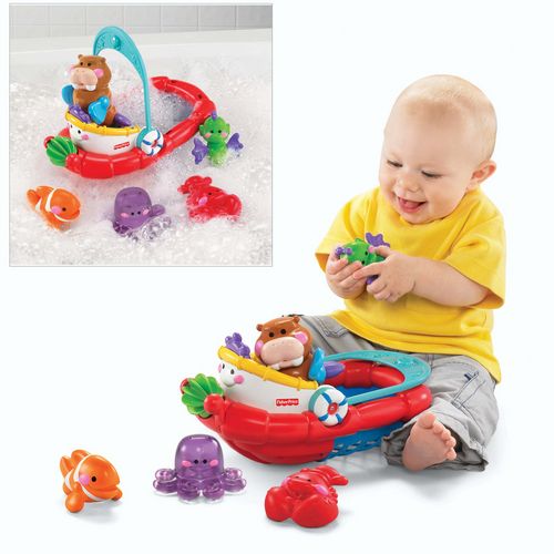 Fisher-Price Amazing Animals Tubtime Tugboat