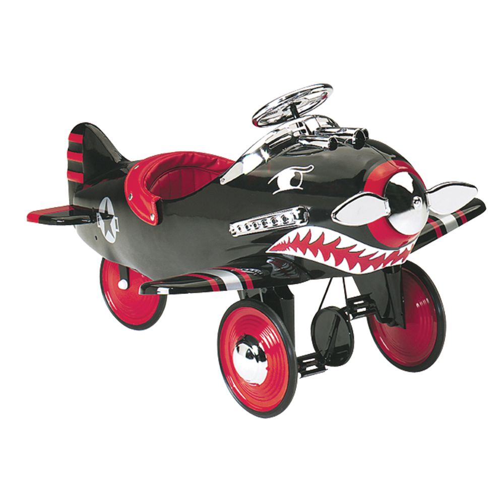 Air Flow Shark Attack Pedal Plane Children's Toys