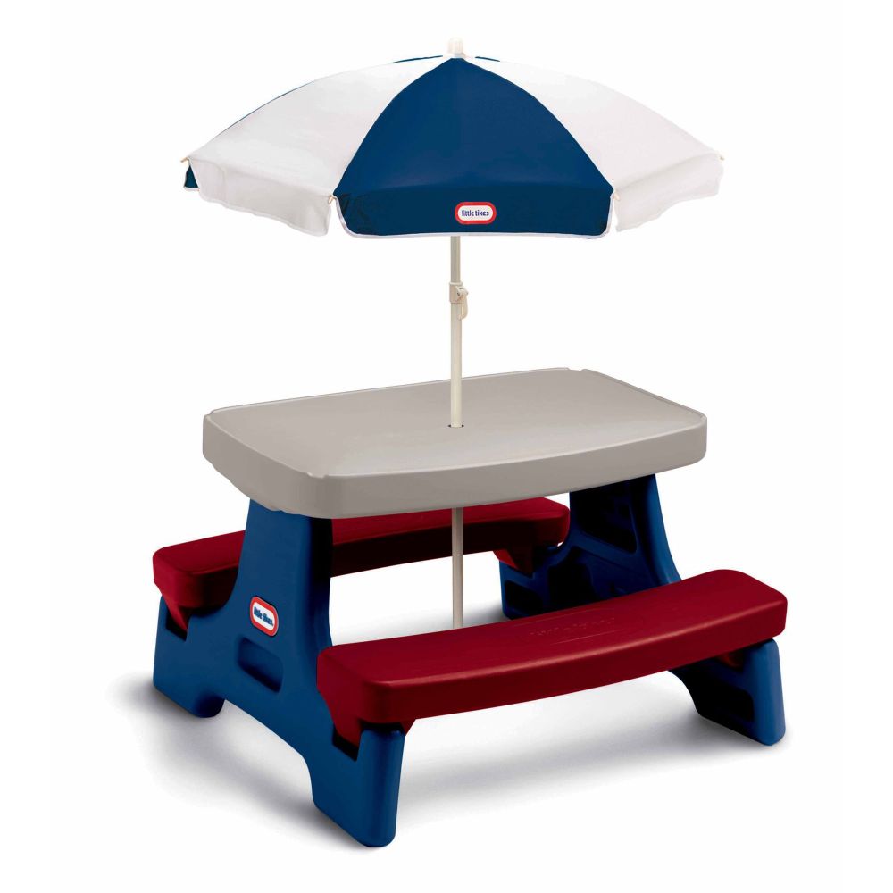Little Tikes Endless Adventures Easy Store Jr. Table with Umbrella Children's Toys