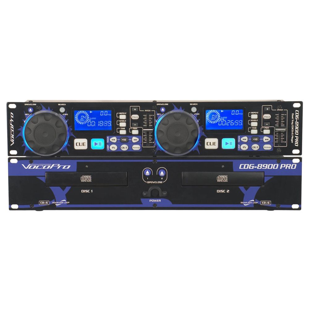 Voco Pro DUET-II 80W 4 Speaker Karaoke System featuring both Pitch and Key Control
