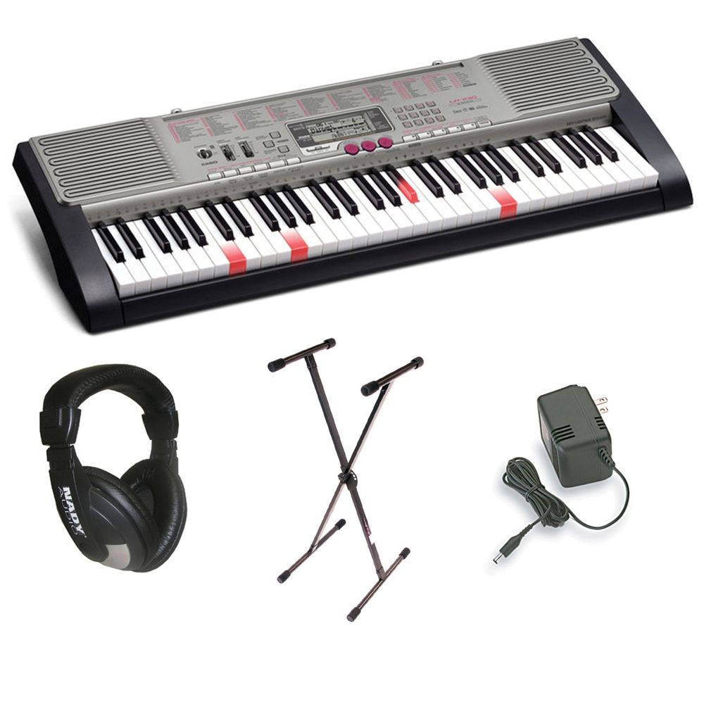 Casio LK230 61 Key Personal Keyboard Premium Package with Headphones, Power Supply at Sears.com