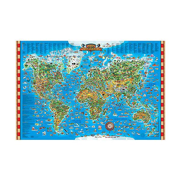 Map Of The World Jigsaw Puzzle 379GA76010000000P Sears GA7601