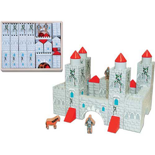 Castle Wooden Building Blocks