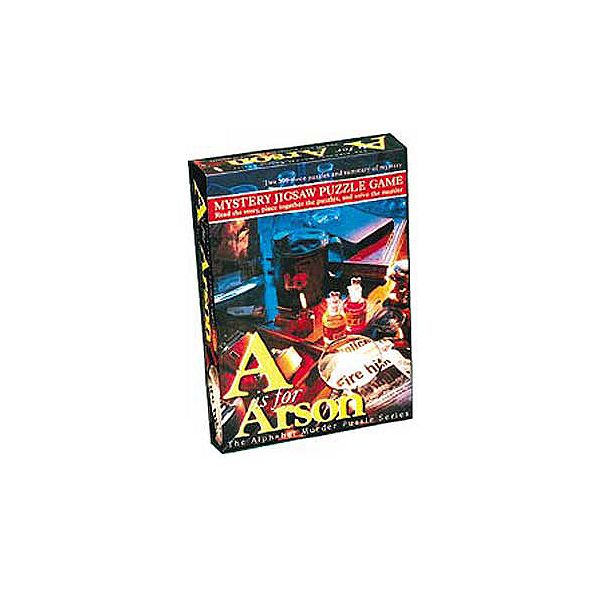 A Is For Arson Mystery Jigsaw Puzzle TC7101