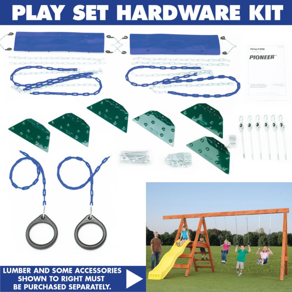 Swing-N-Slide Pioneer Custom Ready-to-Build Swing Set Kit - Price Includes Shipping! at Kmart.com
