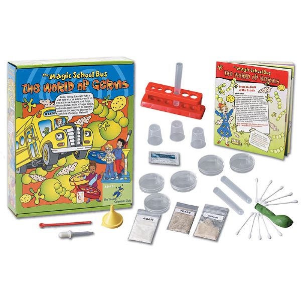 Young Scientists will grow bacteria and fungi, test antibiotics, make a fungus bubble, explore antibiotics, grow mold, wake up fungi, cultivate bacteria in yogurt, use yeast to inflate a balloon, and much, much more! Seatbelts, everyone! Get ready to disc