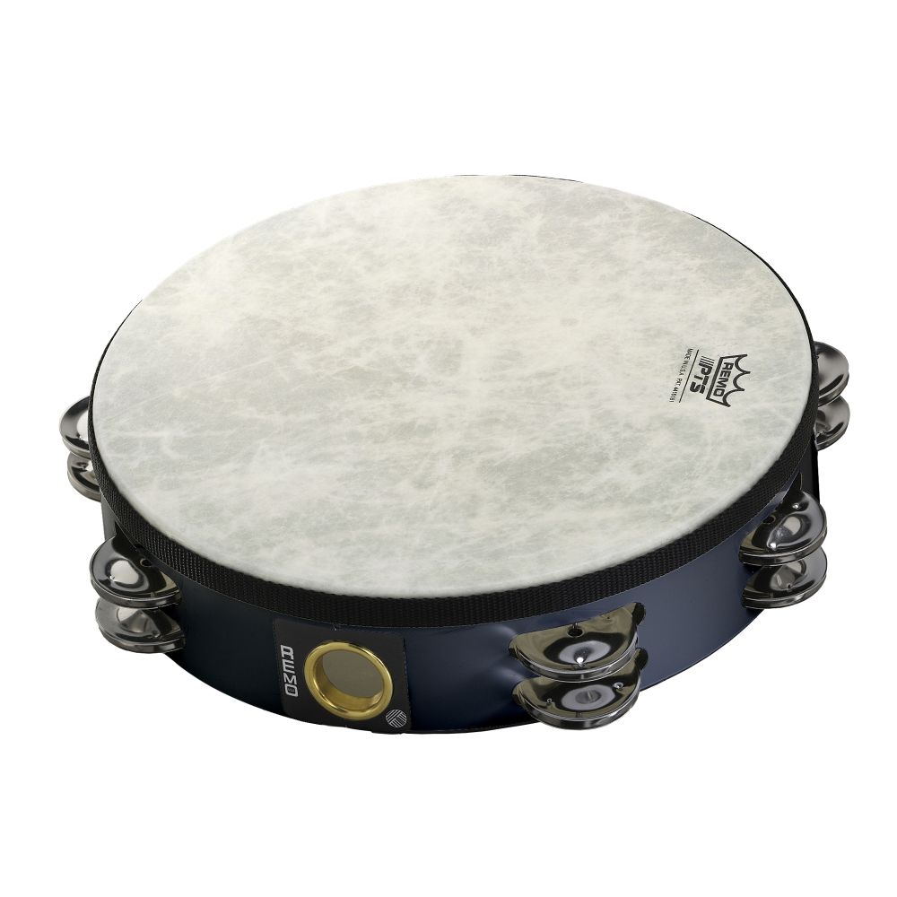 Tambourine, Pretuned, 10" Diameter, 8 Pairs Jingles x 2 Rows, QUADURA Black at Sears.com