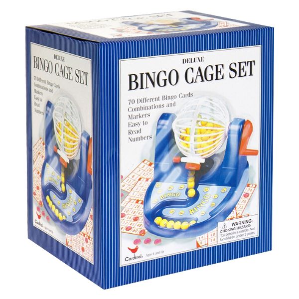 Cardinal Deluxe Bingo Cage For Ages 6 And Up 1 Set